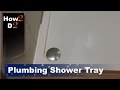 Shower tray installation.How to install and seal  bathroom shower tray