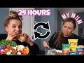 I SWAPPED DIETS FOR 24 HOURS WITH MY MUM! *extremely dramatic*