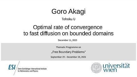Goro Akagi - Optimal rate of convergence to fast diffusion on bounded domains