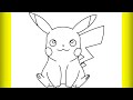 How to draw pikachu drawing creation