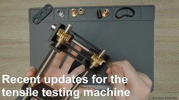 Recent updates for the miniature tensile testing machine