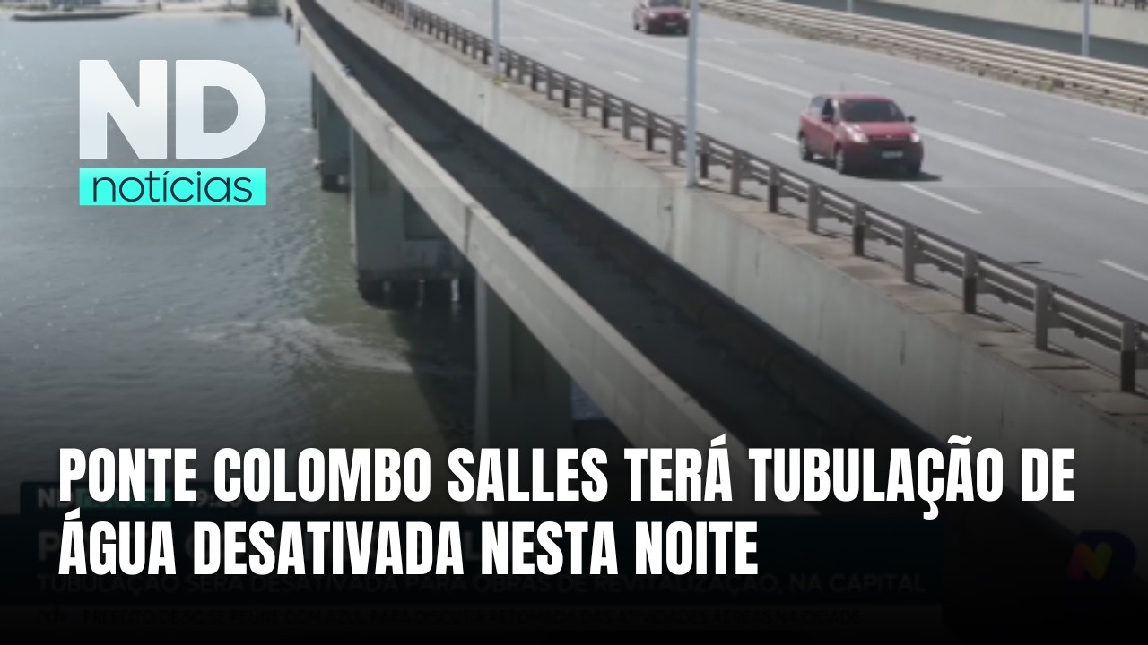 Obras de abastecimento de água avançam na região da Ponte Colombo Salles
