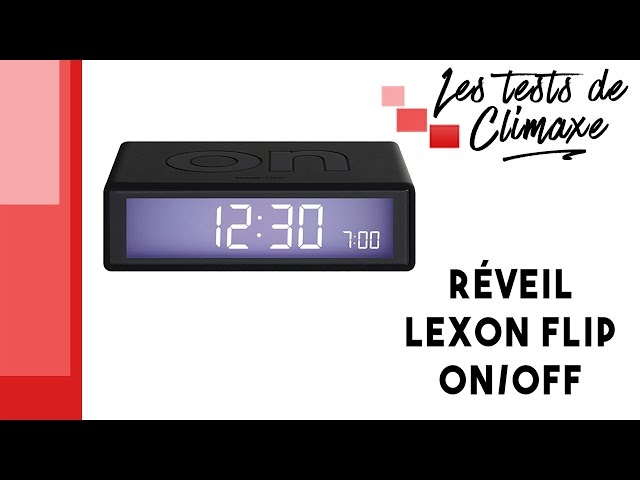 Lexon Flip & réveil Matin Lumineux, réversible a…