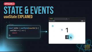 React State & Event Handling Explained (useState) | Episode 7 | 2026