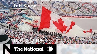 The National for October 31, 2018 — Olympic Bid, Caravan Stalls, Pro-sports Charities