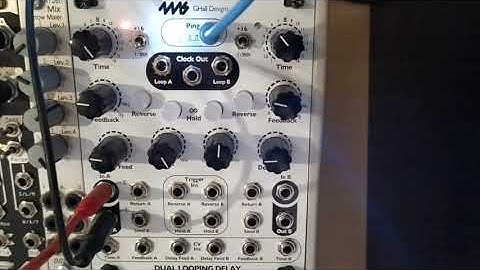 4MS Dual Looping Delay. Eurorack Synth Module. By Aber