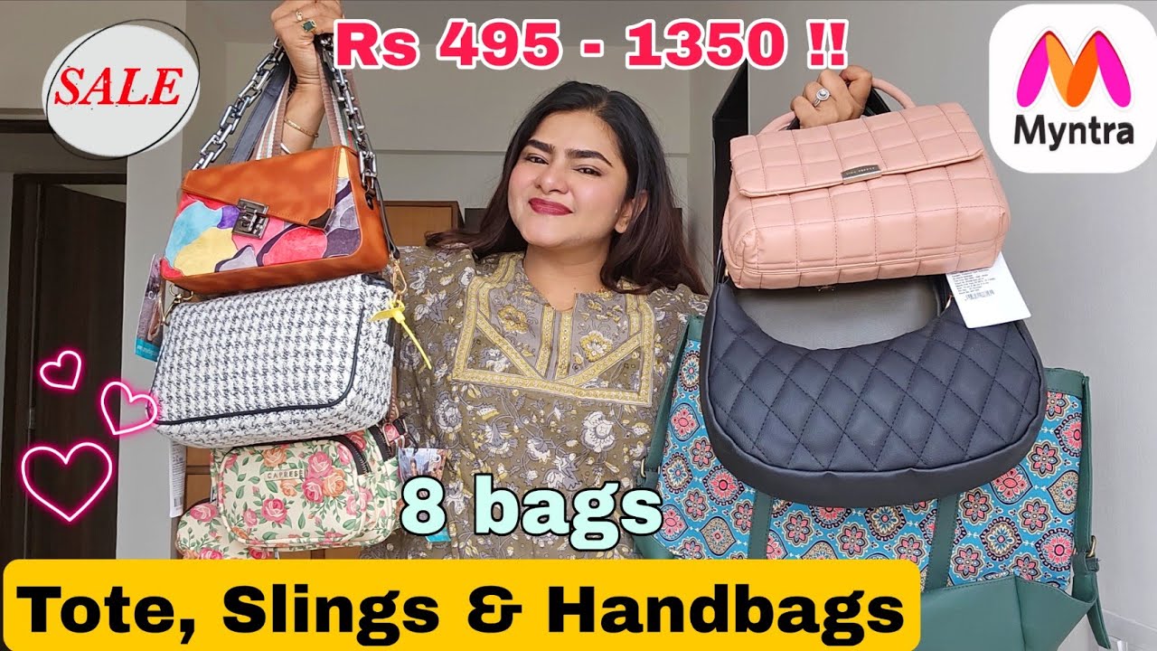 8 сумок, ремней и шопперов Myntra от 495 рупий | Подарки ко Дню святого Валентина | Распродажа My...