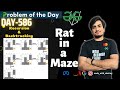 D-586 | Rat in a Maze |GFG POTD today 5 October 2025 solution | Problem Of The Day