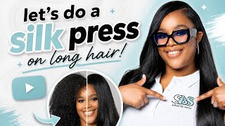 Can You Wrap Long Hair? Let’s See! #houstonsilkpress 