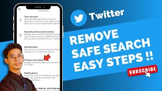 How to Remove Safe Search on Twitter 