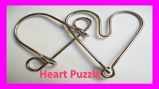 Puzzales | Lock & Free Heart Wire puzzales & Its Solution.