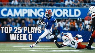 Top 25 Plays From Week 0 Of The 2019 College Football Season ᴴᴰ