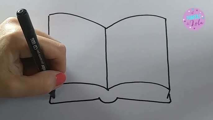 Como dibujar una LIBRETA  dibujos para niños 💓⭐ How to draw a