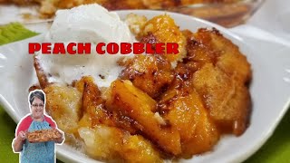 BEST PEACH COBBLER / Easy / Homeade Step By Step ❤