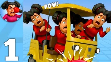 Crazy Aunty Game: Kick & Punch - All Levels 1-35 Gameplay Walkthrough (Android,iOS)