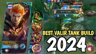 BEST VALIR TANK BUILD 2024 | VALIR 100% ROAD TO MYTHIC FAST 2024 🔥🔥🔥