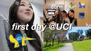 📓FIRST DAY @UCI: dorm tour! psych/educ major, first year