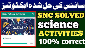 SNC Solved Activities science course unit 1-6 - science Questions of SNC course -Snc solved actives