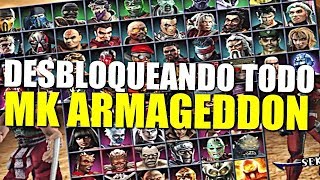 Como Desbloquear A Todos Los Personajes de Mortal Kombat Armagedon En Español