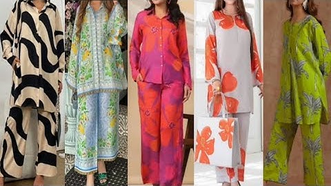 All Over Printed Cord Set Design for girls | Latest Summer Cord Set | Trendy Cord Set Designs 2025