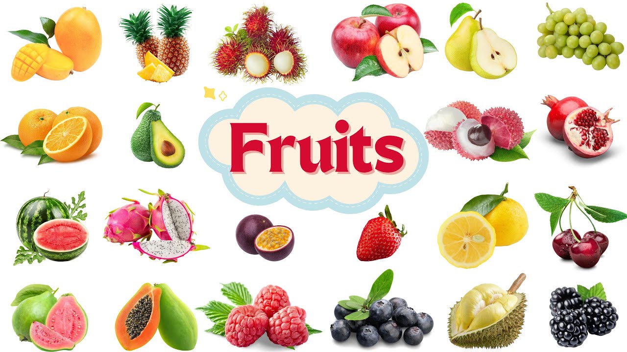 Fruits | Children learn about fruits | Bilingual English - Vietnamese | Learn about fruits throug... - youtube