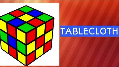 Tablecloth | Cube Pattern | Cube Master