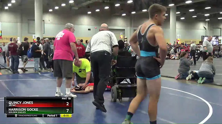 High School (11th - 12th Grade) 152 Harrison Gocke Golden Eagles Vs Quincy Jones JRCWC