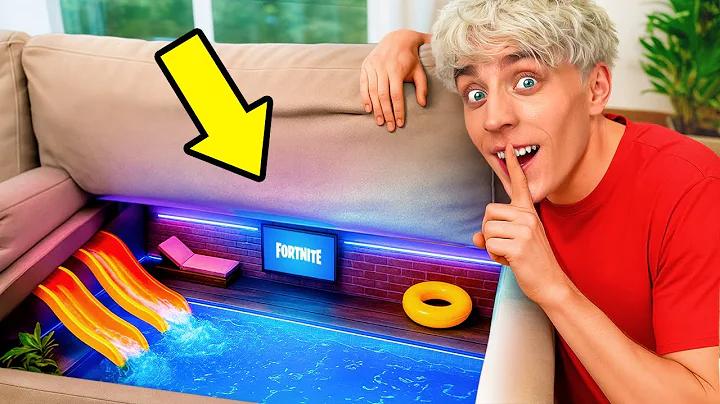 I Built a SECRET Pool in My Room!