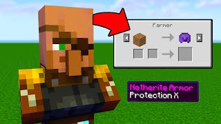 Minecraft, But Villagers Trade Extremely OP Items...