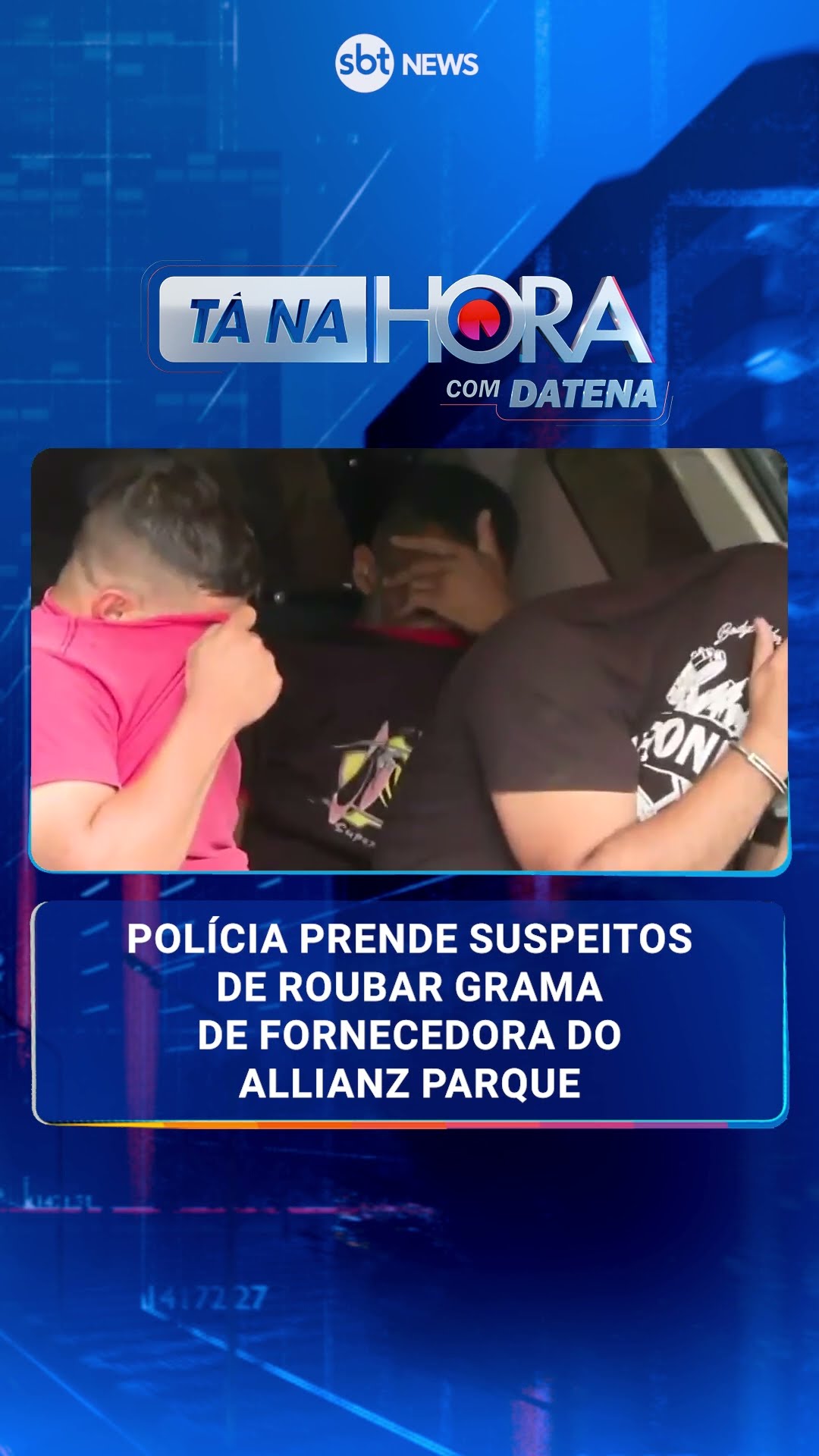 11 pessoas são presas por roubo de grama da fornecedora do Allianz Parque