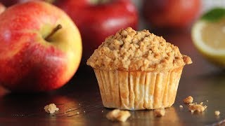 Apple Crumble Muffins Recipe | Streusel | How Tasty Channel