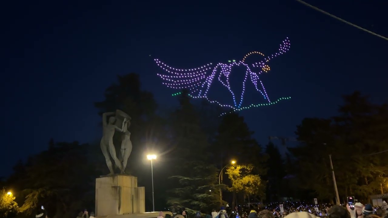 Spettacolo Droni al Castello