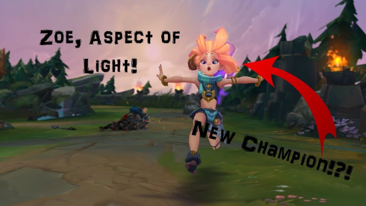 LEAGUE OF LEGENDS CHAMPION REVEAL?, ZOE ASPECT OF TWILIGHT - YouTube
