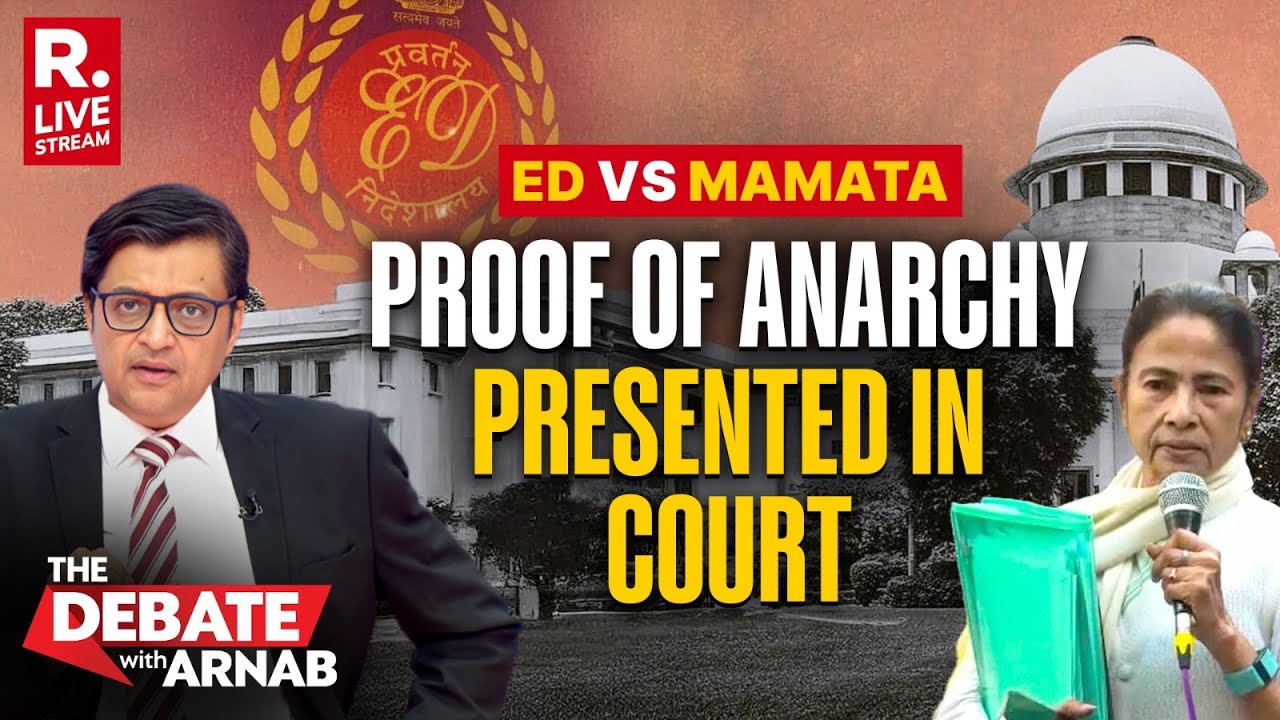Debate With Arnab LIVE: SC Says 'Situation Serious,' Pauses FIR Against ED