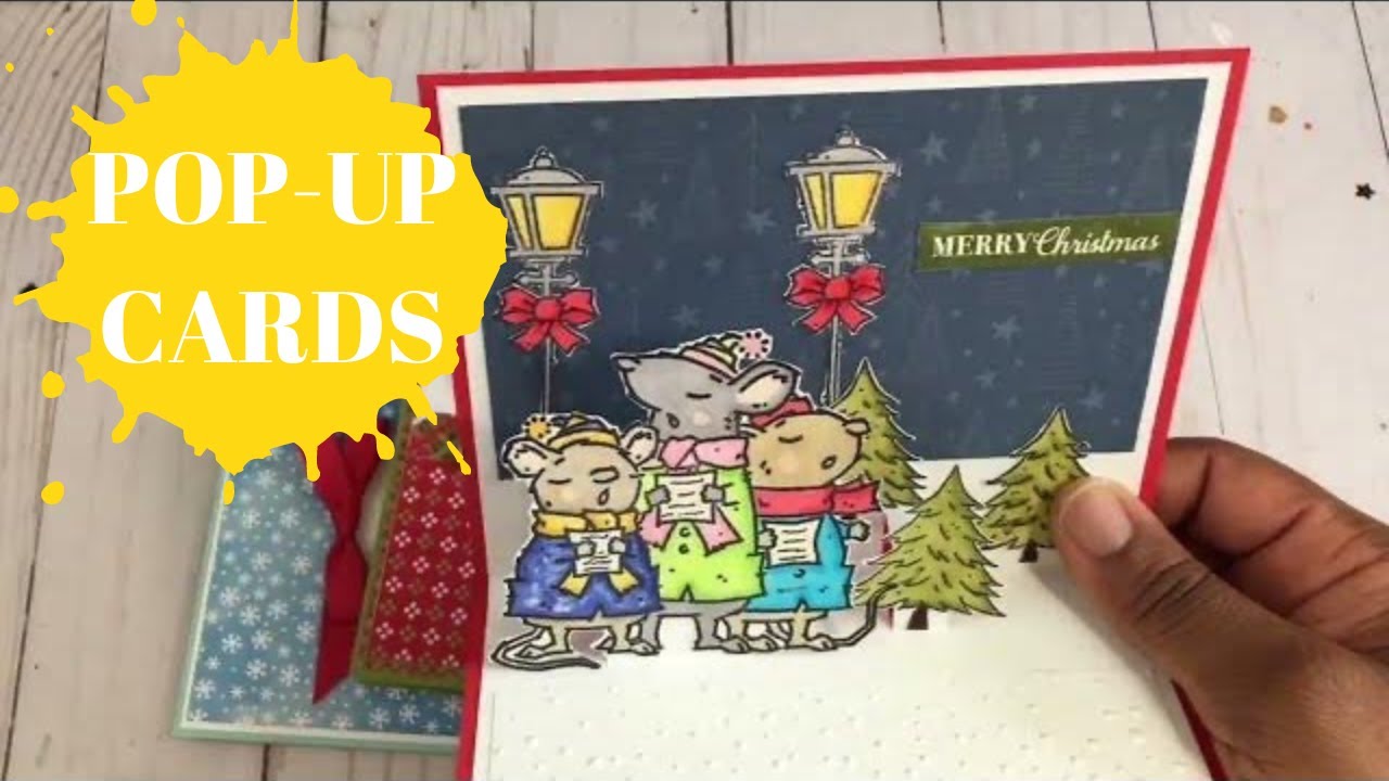 Pop Up Cards / Create Pop Up Scene Cards / Last Minute Wow Christmas Cards