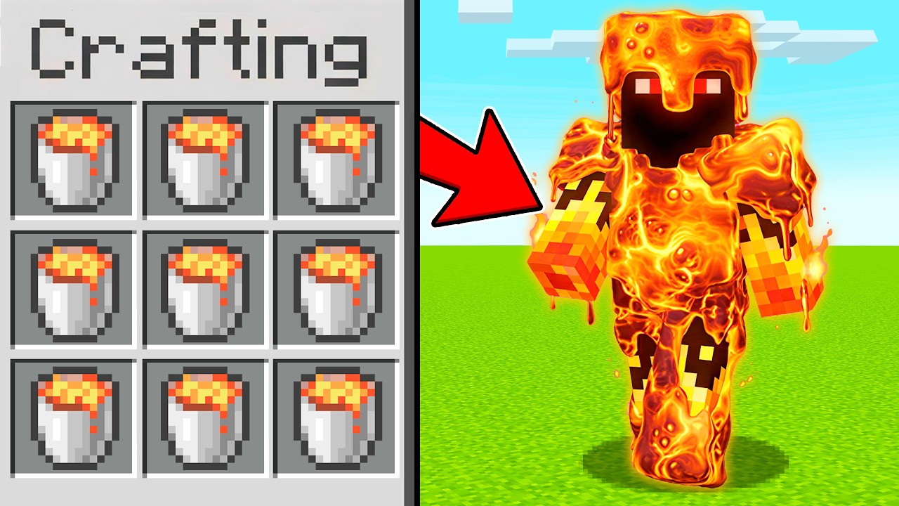 POSSO Fazer ARMADURA com BLOCOS DE MOD no Minecraft!