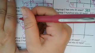 Subtract 3 Digit Numbers With a Place Value Drawing