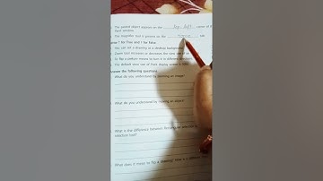 Class 3 Computer chapter 5 (question/answer)