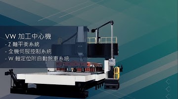 Hartford 龍門型定柱動樑加工中心機 VW系列