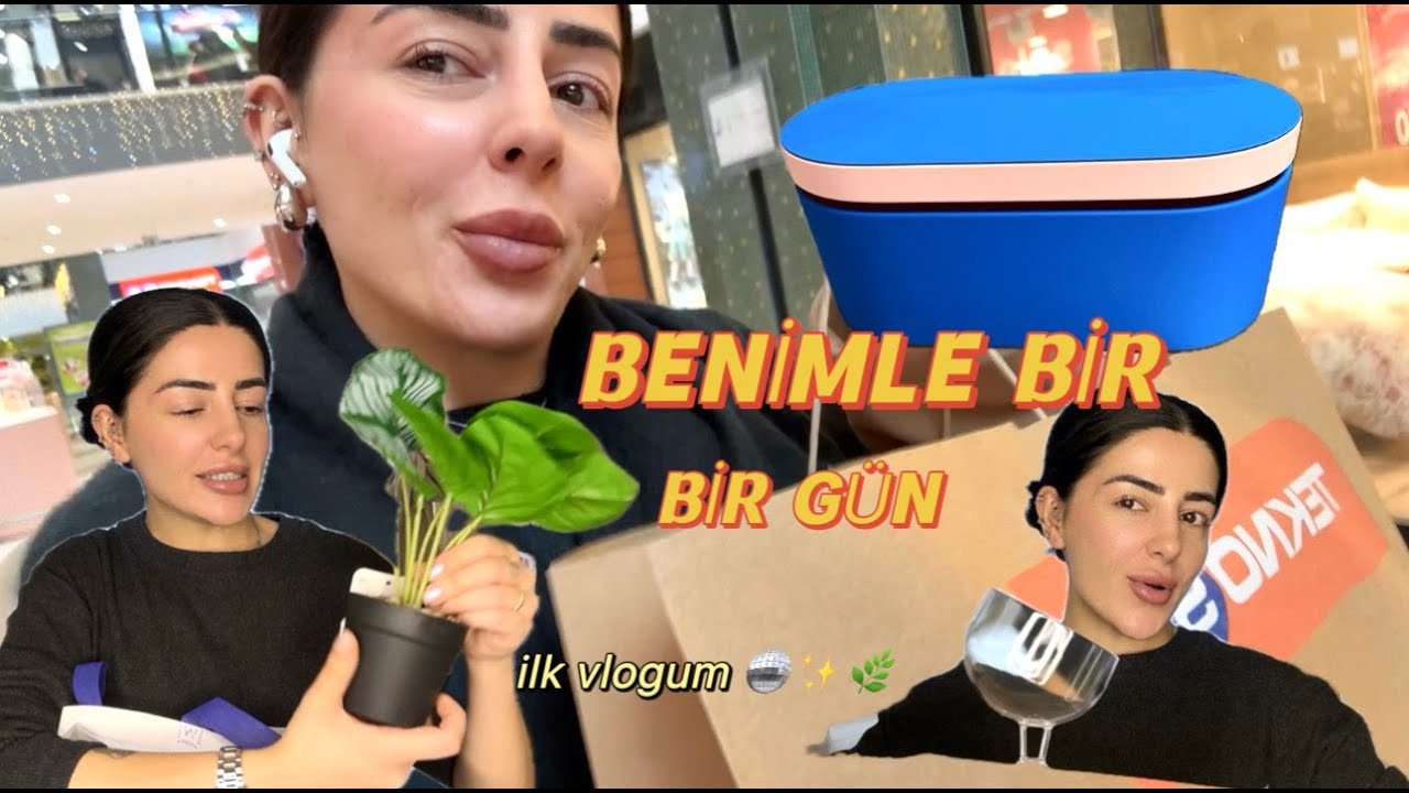 BENİMLE BİR GÜN! - Dyson Almaya Gidiyoruz | Kirpiklerim Koptu 😢 - İlk Vlogum 🏠🛍️🌿🌤️