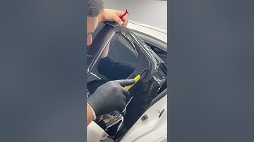 Chrome delete using 3M gloss black vinyl wrap!