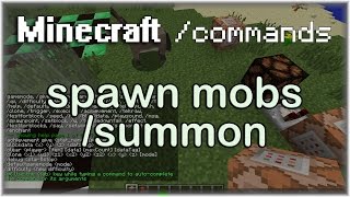 Minecraft Commands: /summon Tutorial