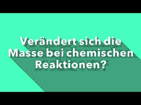 Video: Ändert sich die Masse beim Erhitzen?