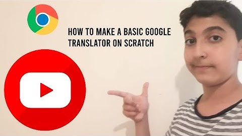 How to make a basic google translator in Scratch