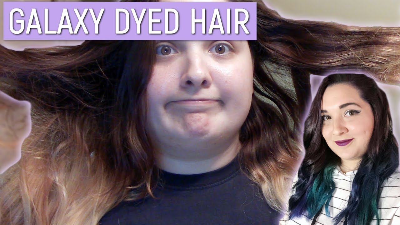 Galaxy Dyed Hair (not a tutorial)