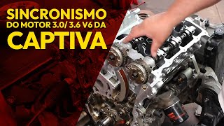 Sincronismo do motor 3.0/ 3.6 V6 do veículo Chevrolet Captiva