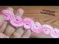 تعليم كروشيه شريط رقيق و سهل لعمل (وصلة كمامة - يد شنطة - بندانة - وغيرها من المشاريع) #Crochet