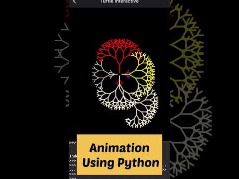 Animation Using Python 😎🥰 #shorts #python #coding #programming