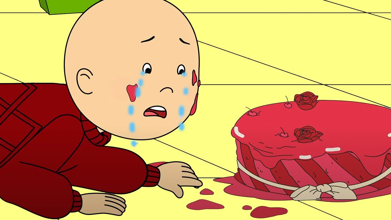 カイユー 誕生日ケーキ 面白い漫画 キッズ漫画 ケイルー Caillou YouTube