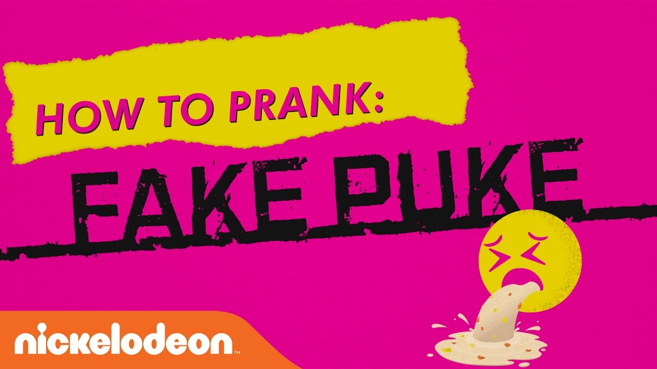 How To Prank W/ The Game Shakers: Fake Puke | Nick